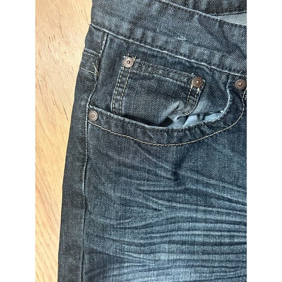 Flypaper Jeans Women's Size 30×32 Straight Leg Distressed Denim Blue - Picture 3 of 13